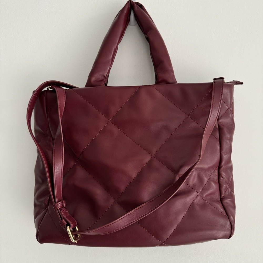Urban Expressions Quilted Puffer Purse Vegan New